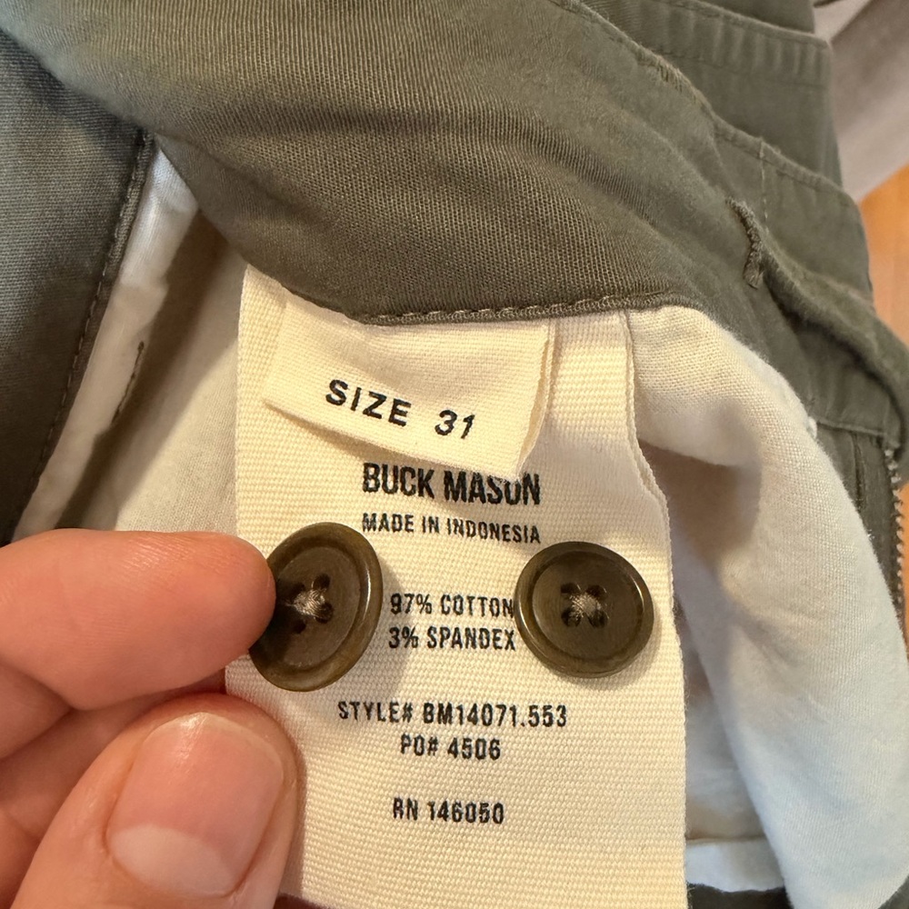 Buck Mason Sage Green Traveler Suit - Picture 9 of 9
